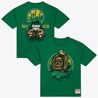 Men's Mitchell & Ness Green Seattle SuperSonics Breakthrough T-Shirt