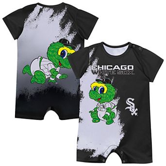 Infant Outerstuff Black Chicago White Sox Baby Mascot Bodysuit