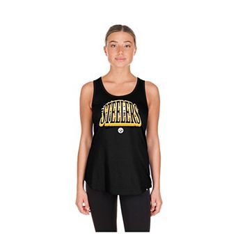 Women's New Era Black Pittsburgh Steelers Summer Tank Top
