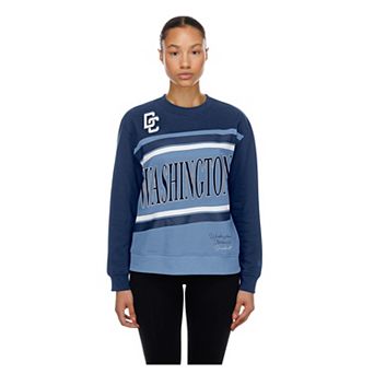 Women's New Era Light Blue/Navy Washington Nationals City Connect Gameday Fleece Sweatshirt