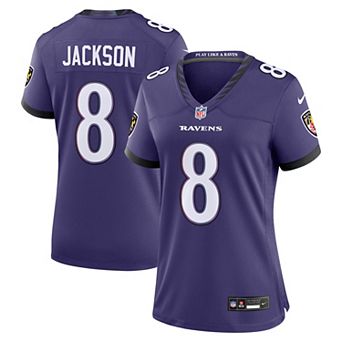 Women's Nike Lamar Jackson Purple Baltimore Ravens Team Game Jersey