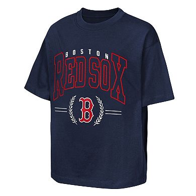 Youth Outerstuff Navy Boston Red Sox Premium World Class T-Shirt