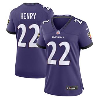 Women's Nike Derrick Henry Purple Baltimore Ravens Team Game Jersey