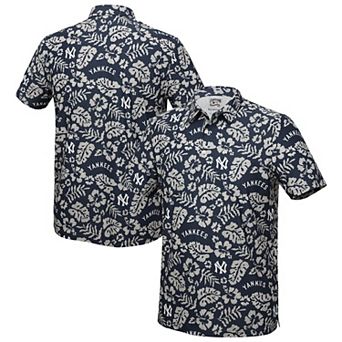 Men's Reyn Spooner Navy New York Yankees Big & Tall Cooperstown Collection PUA Performance Polo