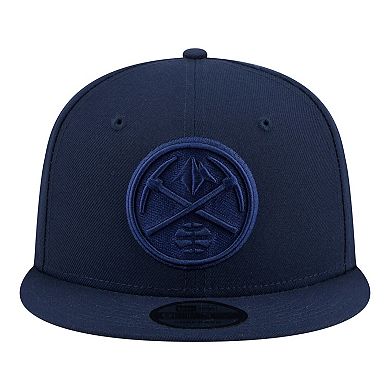 Men's New Era Navy Denver Nuggets Tonal Color Pack 9FIFTY Snapback Hat