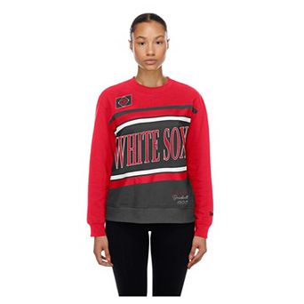 Women's New Era Black/Red Chicago White Sox City Connect Gameday Fleece Sweatshirt