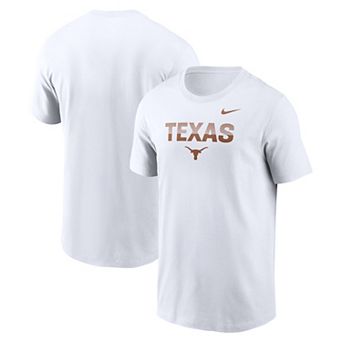 Men's Nike White Texas Longhorns Primetime Kinetic T-Shirt