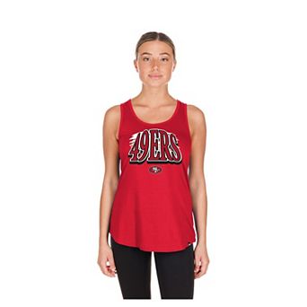 Women's New Era Scarlet San Francisco 49ers Summer Tank Top