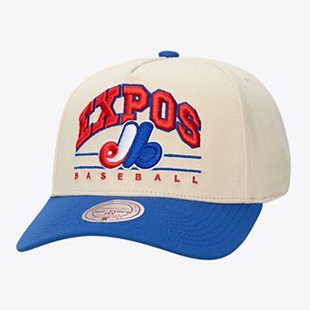 Unisex Mitchell & Ness Cream Montreal Expos Retro Arch Pro Pinch Adjustable Hat