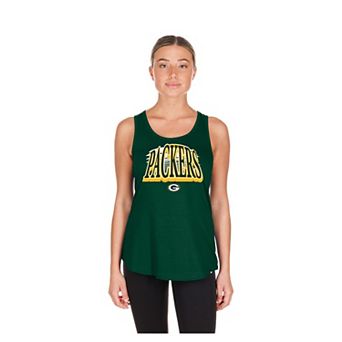 Women's New Era Green Green Bay Packers Summer Tank Top