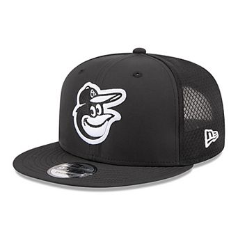 Men's New Era Black Baltimore Orioles 2026 Batting Practice 9FIFTY Snapback Hat