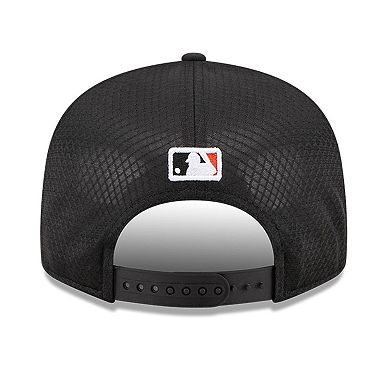 Men's New Era Black Baltimore Orioles 2026 Batting Practice 9FIFTY Snapback Hat