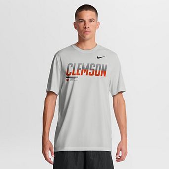Men's Nike Gray Clemson Tigers Sideline Legend Dri-FIT T-Shirt