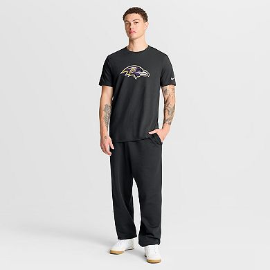 Men's Nike Black Baltimore Ravens Essential Logo T-Shirt