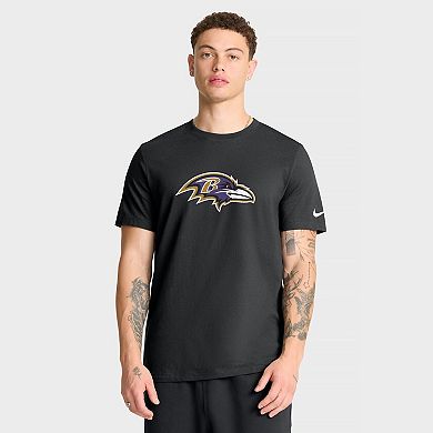 Men's Nike Black Baltimore Ravens Essential Logo T-Shirt