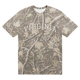 Men's Uscape Apparel Camo Virginia Cavaliers Back Bay Heavyweight T-Shirt