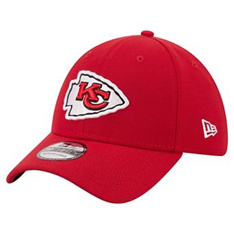 Men's New Era Red Kansas City Chiefs Core Team 39THIRTY Flex Hat