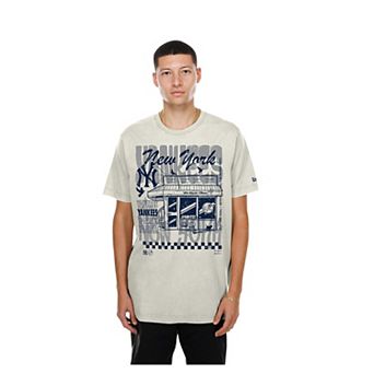 Men's New Era Cream New York Yankees Injection Lifestyle Foodie Fashion T-Shirt