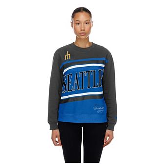 Women's New Era Blue/Black Seattle Mariners City Connect Gameday Fleece Sweatshirt