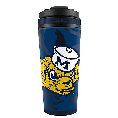 WinCraft Michigan Wolverines 26oz. 4D Stainless Steel Shaker Bottle