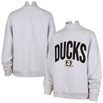 Women's '47 Heather Gray Anaheim Ducks Subtle Muse Sweatshirt