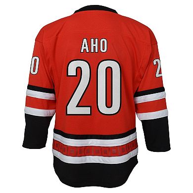 Youth Outerstuff Sebastian Aho Red Carolina Hurricanes Alternate Replica Jersey