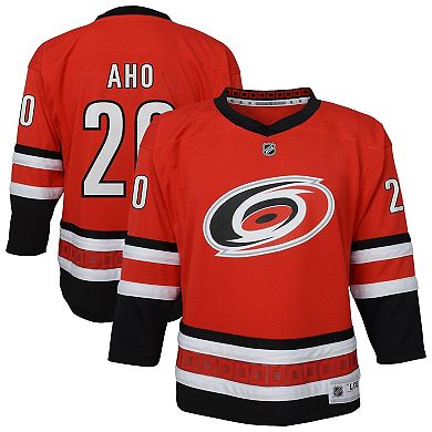 Youth Outerstuff Sebastian Aho Red Carolina Hurricanes Alternate Replica Jersey