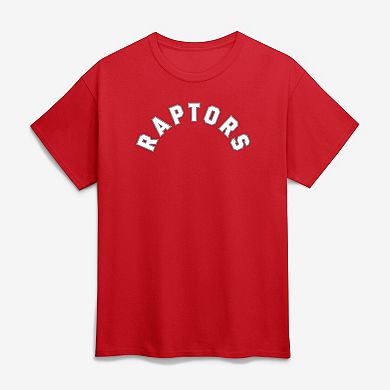 Men's Logo Athletic Red Toronto Raptors Wordmark T-Shirt