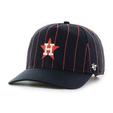 Men's '47 x Rawlings Navy Houston Astros Pinstripe Hitch Adjustable Hat