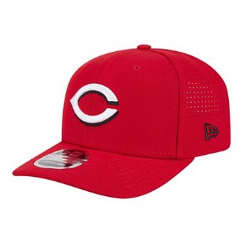 Men's New Era Red Cincinnati Reds Performance 9SEVENTY Adjustable Hat