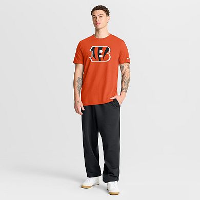 Men's Nike Orange Cincinnati Bengals Essential Logo T-Shirt