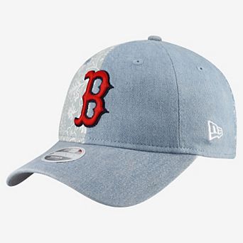 Women's New Era Boston Red Sox Denim Patchwork 9TWENTY Adjustable Hat