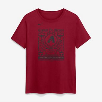 Women's Nike Red Arizona Diamondbacks MLB World Tour: Mexico City Series 2026 T-Shirt
