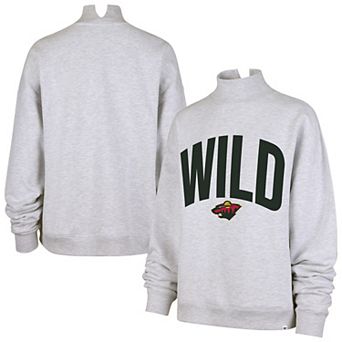 Women's '47 Heather Gray Minnesota Wild Subtle Muse Sweatshirt