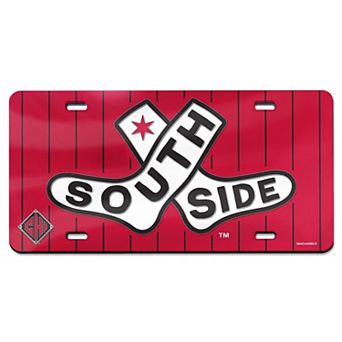 WinCraft Chicago White Sox 2025 City Connect Laser Cut Metallic Acrylic License Plate