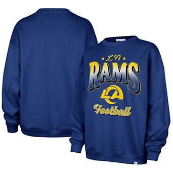 Women's '47 Royal Los Angeles Rams Vibe Check Oversized Sweatshirt