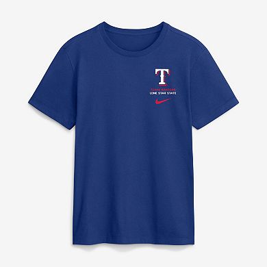 Men's Nike Royal Texas Rangers Primetime 2-Hit T-Shirt