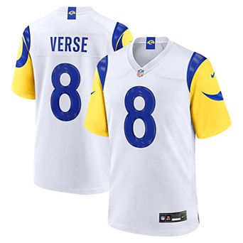 Men's Nike Jared Verse White Los Angeles Rams White Game Player Jersey