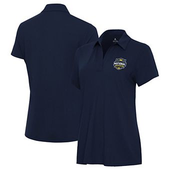 Men's Antigua Navy Michigan Wolverines 2026 NCAA Men's Basketball National Champions Victory Quarter-Zip Top