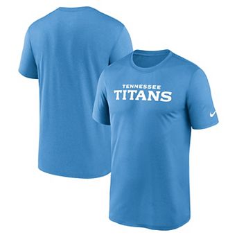 Men's Nike Light Blue Tennessee Titans Primetime Legend Wordmark Dri-FIT T-Shirt
