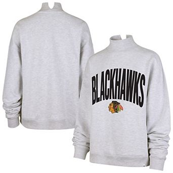 Women's '47 Heather Gray Chicago Blackhawks Subtle Muse Sweatshirt