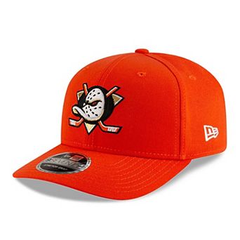 Men's New Era Orange Anaheim Ducks 9SEVENTY COOLERA Adjustable Hat