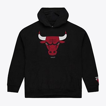 Men's Mitchell & Ness Black Chicago Bulls Basic Fleece Hoodie