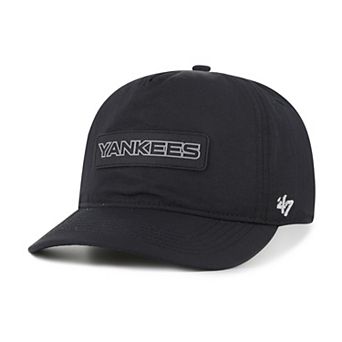 Men's '47 Black New York Yankees Quiet Outdoors Hitch Adjustable Hat