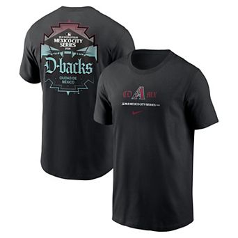 Men's Nike Black Arizona Diamondbacks MLB World Tour: Mexico City Series Graphic T-Shirt