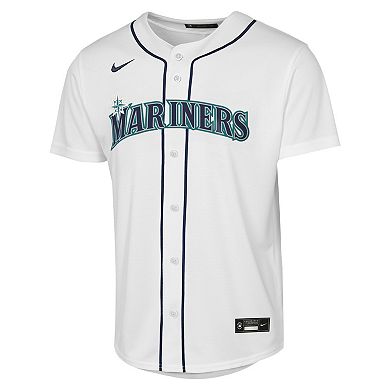 Youth Nike Josh Naylor White Seattle Mariners Home Baseline Jersey
