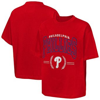 Youth Outerstuff Red Philadelphia Phillies Premium World Class T-Shirt