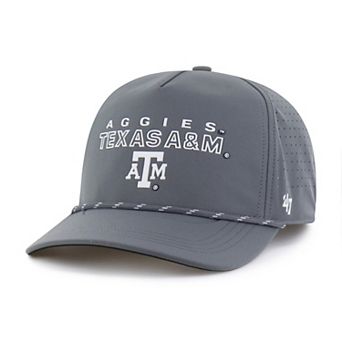 Men's '47 Gray Texas A&M Aggies Forward Vent Hitch Rope Adjustable Hat