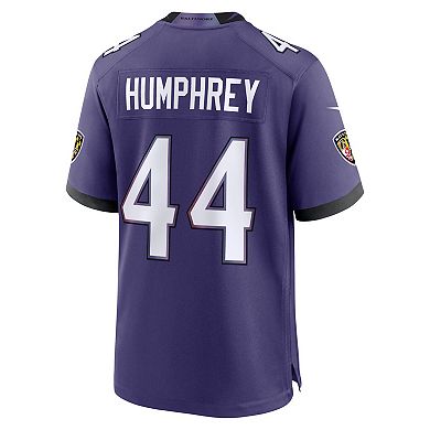 Men's Nike Marlon Humphrey Purple Baltimore Ravens Team Game Jersey