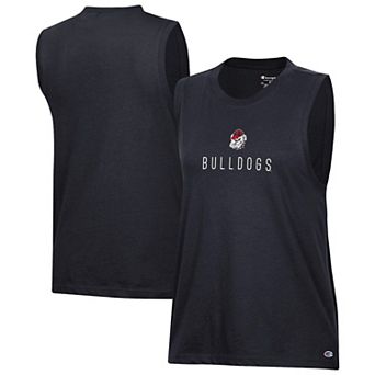 Women's Champion Black Georgia Bulldogs Lifestyle Tank Top